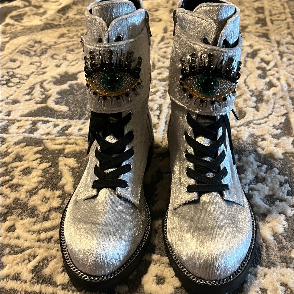 Kurt Geiger Black Sole Boots